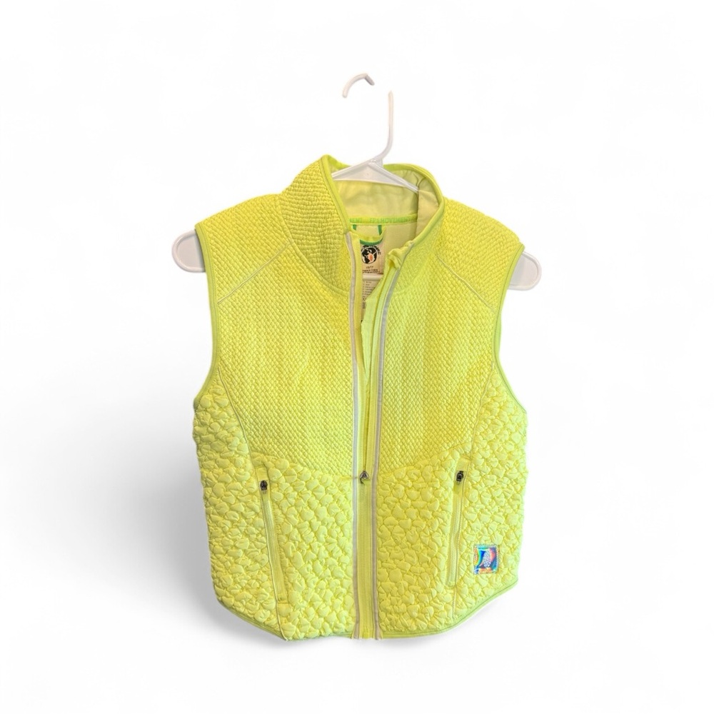 NWT FP Movement by Free People Smock Show Packable Run Vest Full Zip Neon - Picture 4 of 6